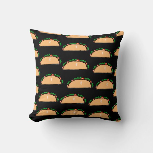 Taco Pattern Cushion (Front)