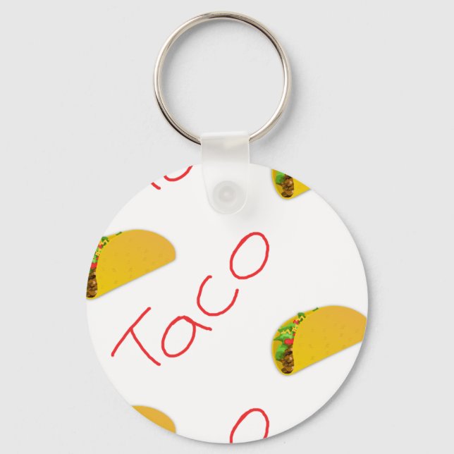 Taco pattern on key ring (Front)