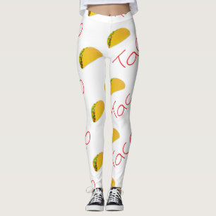 Taco pattern on leggings