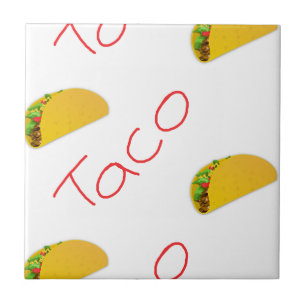 Taco pattern on tile