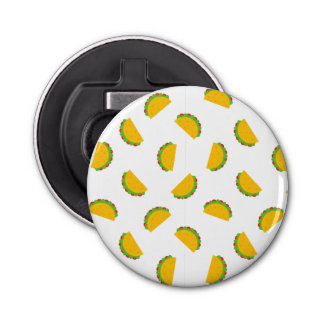 Taco Pattern Print Bottle Opener