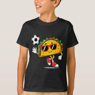 Taco playing soccer mexican cinco de mayo sombrero T-Shirt