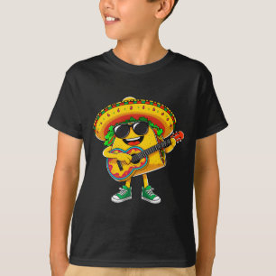 Taco plays the guitar cinco de mayo funny mexican T-Shirt
