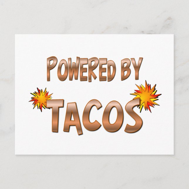 Taco Power Postcard (Front)