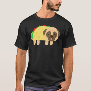 Taco Pug Mexican Pug Taco Burrito Pug Owners Mexic T-Shirt