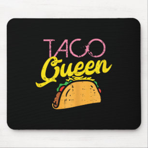 Taco Queen Funny Cinco De Mayo Mexican Food Foodie Mouse Mat