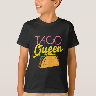 Taco Queen Funny Cinco De Mayo Mexican Food Foodie T-Shirt