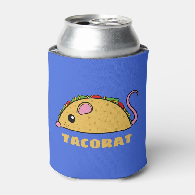 Taco Rat Can Cooler (Can Front)