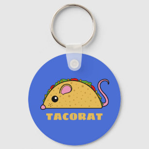 Taco Rat Keychain