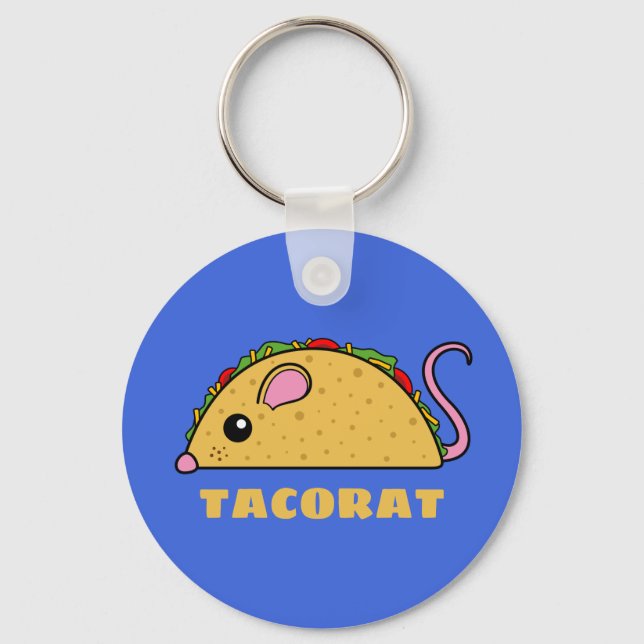 Taco Rat Keychain (Front)