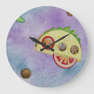 Taco Rocket Clock
