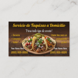 Taco Service Business Cards
