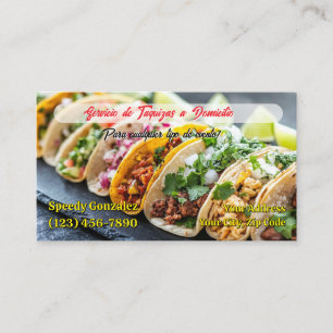 TACO SERVICE BUSINESS CARDS