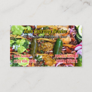 Taco service Business Cards