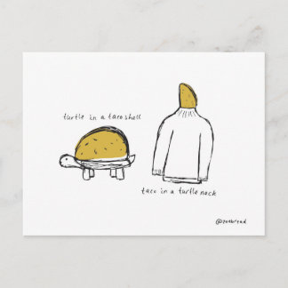 taco shell postcard