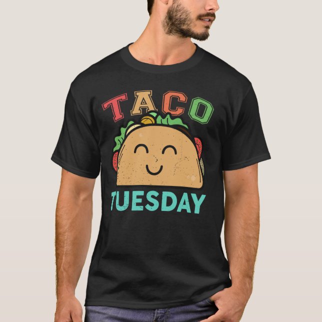 Taco-shirt Kids Taco Tuesday Women Men T-Shirt (Front)