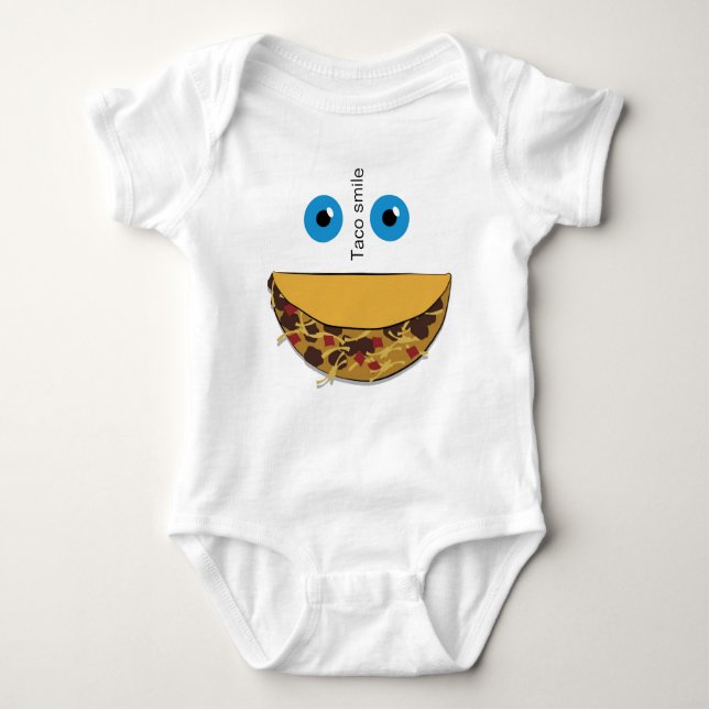 Taco spalls baby bodysuit (Front)