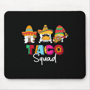 Taco Squad Cinco De Mayo Funny Cute Mexican Food L Mouse Mat