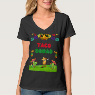 Taco Squad Dabbing Taco Sombrero Cinco De Mayo Mex T-Shirt