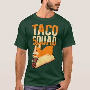 Taco Squad, Funny Cirgi With Taco Corgi Outfit Cor T-Shirt