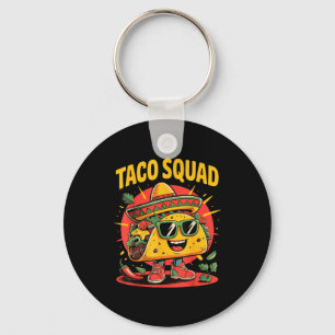 Taco squad key ring
