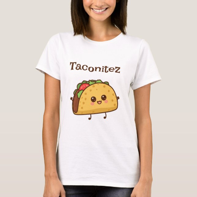 Taco T-Shirt – Fun Kawaii Food Tee (Front)