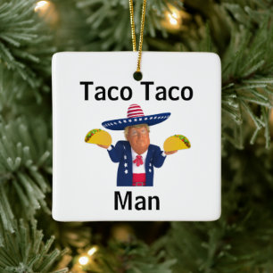 Taco Taco Man Ornament