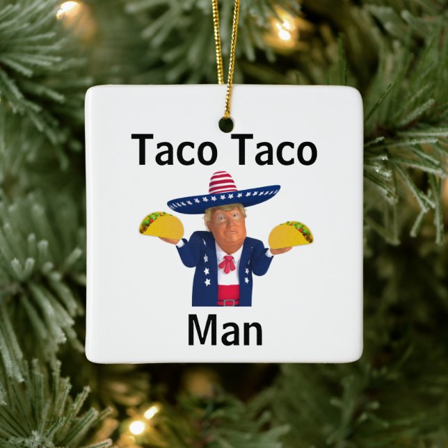 Taco Taco Man Ornament (Tree)
