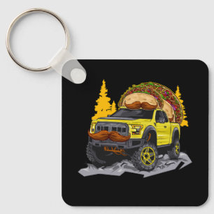 Taco Tacos Truck TRD Overlanding Overland 4X4 Truc Key Ring