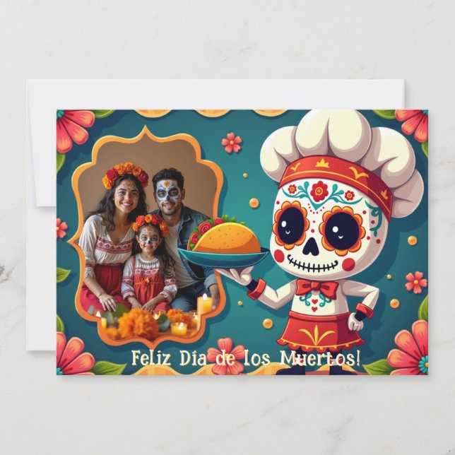 💀 Taco ‘Til Tombstone greeting  card (Front)