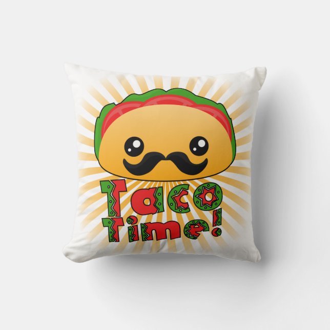 Taco Time Cushion (Front)