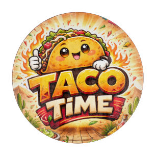 Taco Time - Fiesta Fiasco - Foodie Fiends Cutting Board