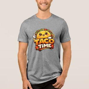Taco Time - Fiesta Fiasco - Foodie Fiends Tri-Blend Shirt