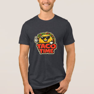 Taco Time - Fiesta Fiasco - Foodie Fiends Tri-Blend Shirt
