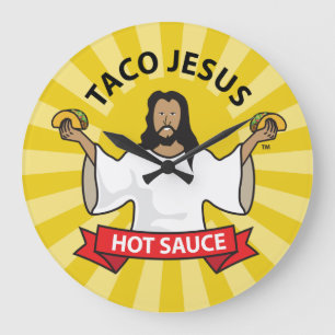 Taco Time Large Clock