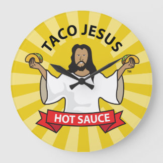 Taco Time Large Clock