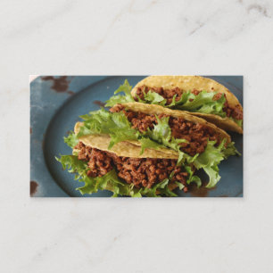 Taco Trio Yummy Business Card