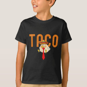 Taco Trump Always Chickens Out Funny Trendy Chicke T-Shirt