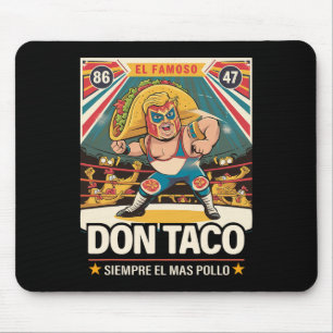 Taco Trump Always Chickens Out Funny Trump Let's G Mouse Mat