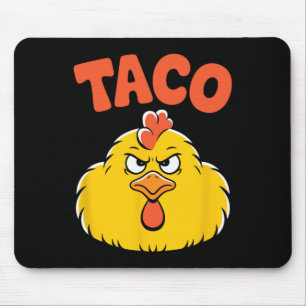Taco Trump Always Chickens Out Political Humor Tar Mouse Mat
