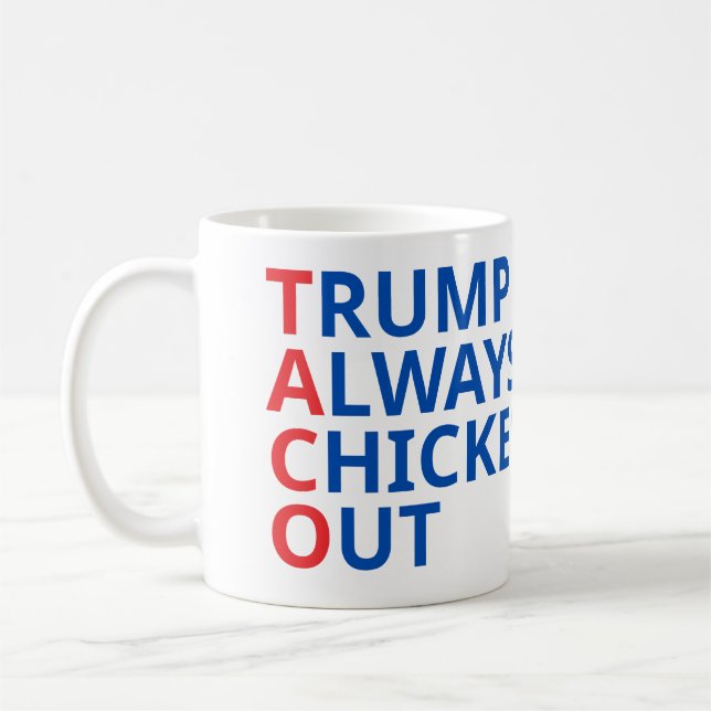 Taco trump coffee mug (Left)