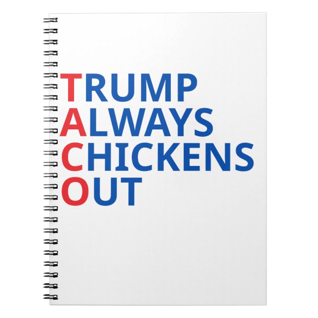 Taco trump notebook (Front)