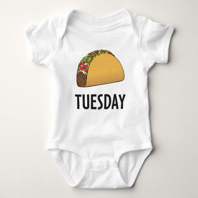 Taco Tuesday Baby Bodysuit (Front)
