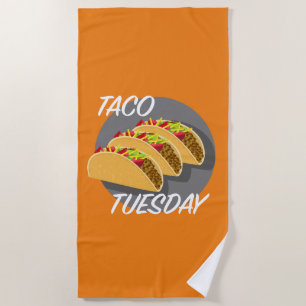Taco Tuesday Design - Beach Towel