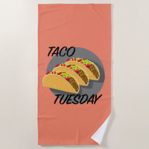 Taco Tuesday Design - Beach Towel