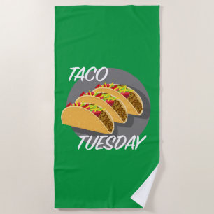 Taco Tuesday Design - Beach Towel