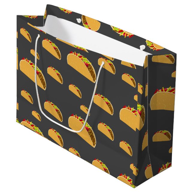 Taco Tuesday Design - Gift Bag - Large (Front Angled)