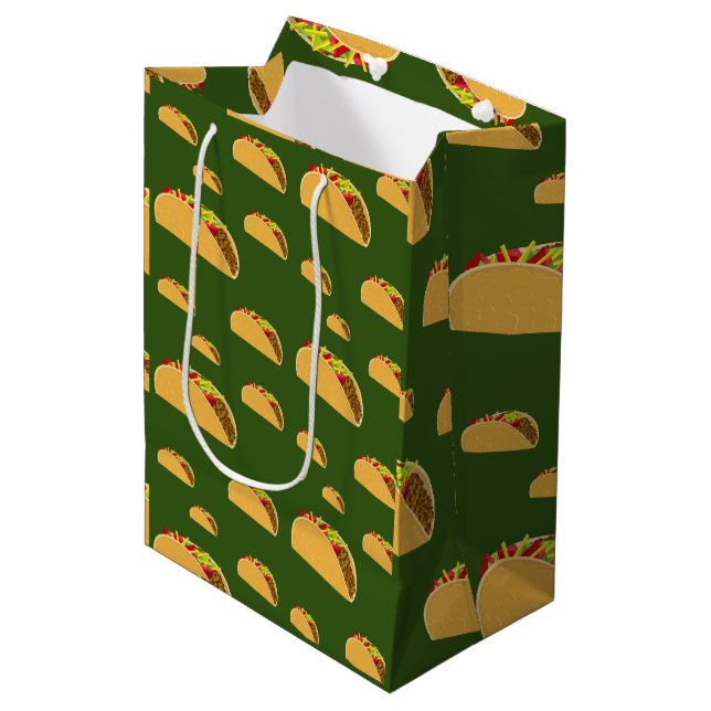 Taco Tuesday Design - Gift Bag - Medium (Front Angled)