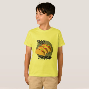 Taco Tuesday Design - Kids' Basic T-Shirt