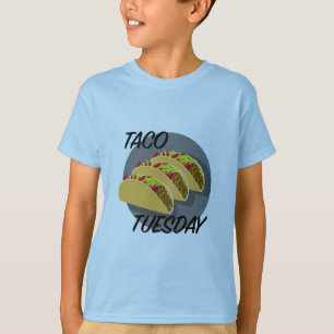 Taco Tuesday Design - Kids' Basic T-Shirt